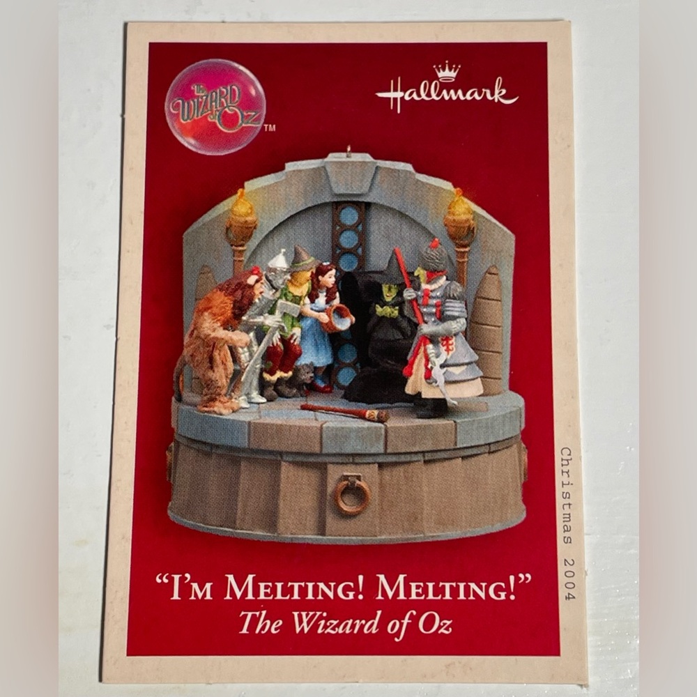 Hallmark Keepsake “I'm Melting! Melting!” Wizard of Oz Ornament - Picture 9 of 12